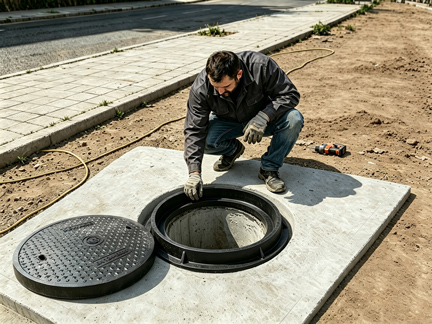 E600 manhole cover